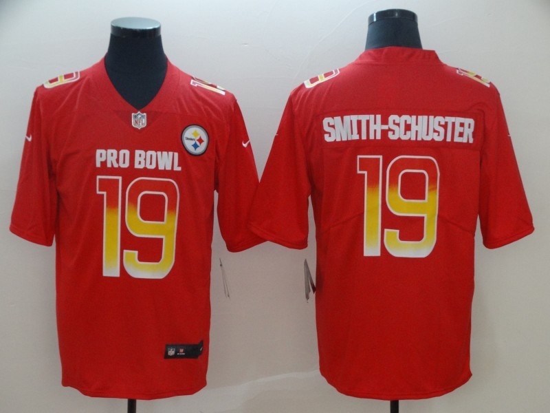 Men's Pittsburgh Steelers JuJu Smith-Schuster #19 Red Jersey